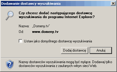 Wyszukiwanie domen