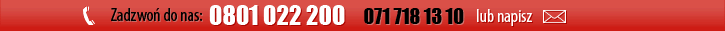 zadzwoń do nas - 0801 022 200