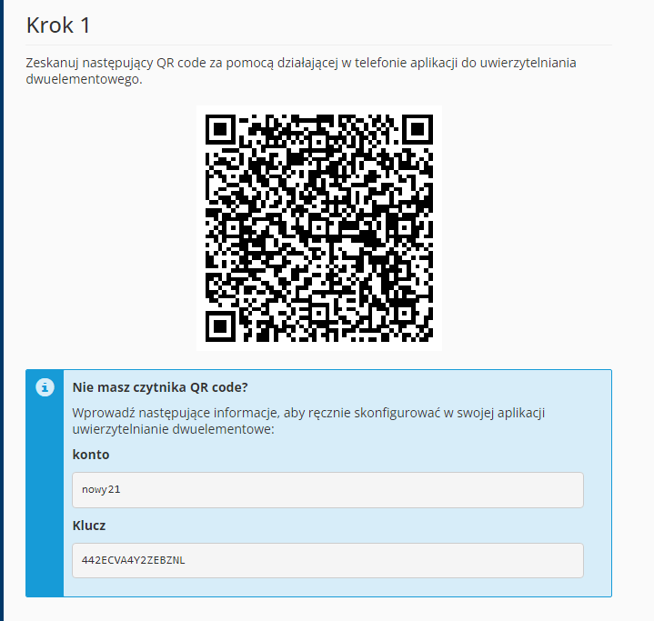 podgląd qr