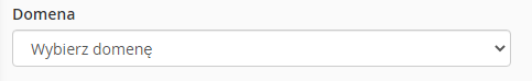 instalacja SSL - wybor domeny