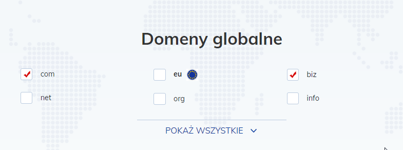domeny globalne