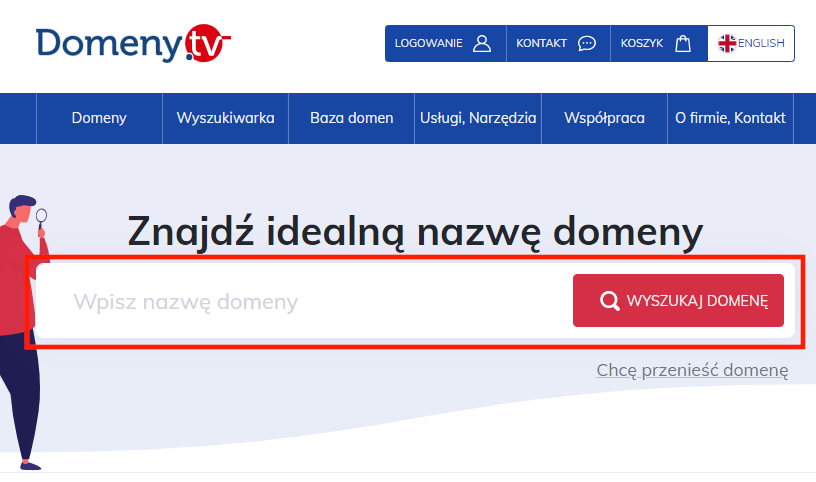 Rejestracja domeny start