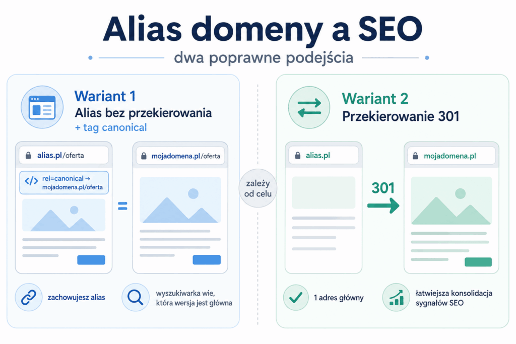 Alias domeny a SEO korzyści i zagrożenia
