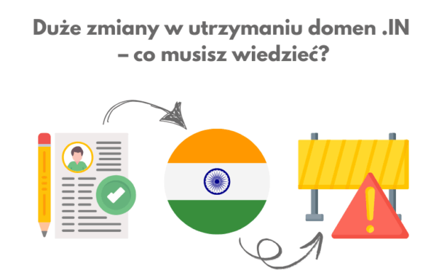 Duże zmiany w utrzymaniu domen .IN &ndash; co musisz wiedzieć?