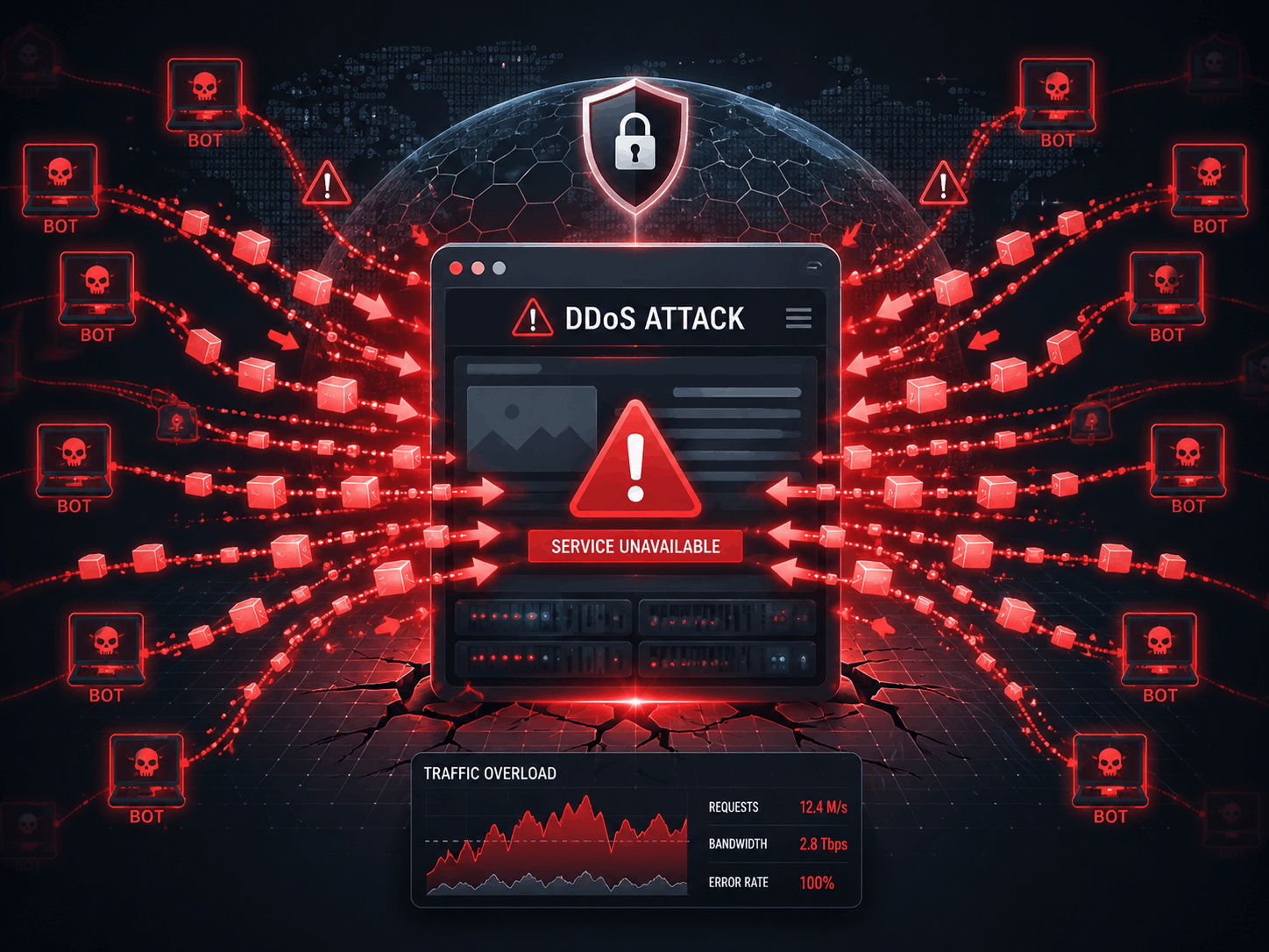 Na czym polega atak DDoS
