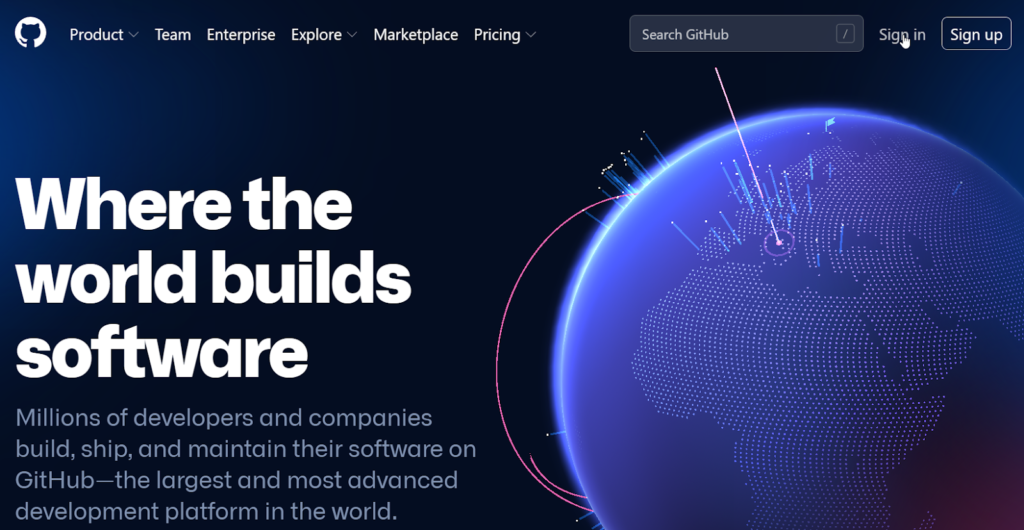 github mainpage domena