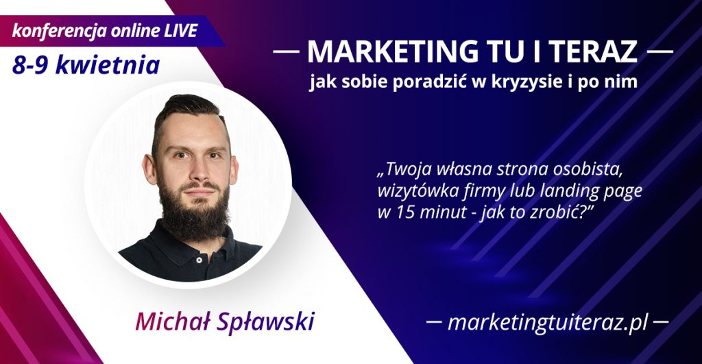  Szef i założyciel domeny.tv prelegentem „Marketing tu i teraz” 
