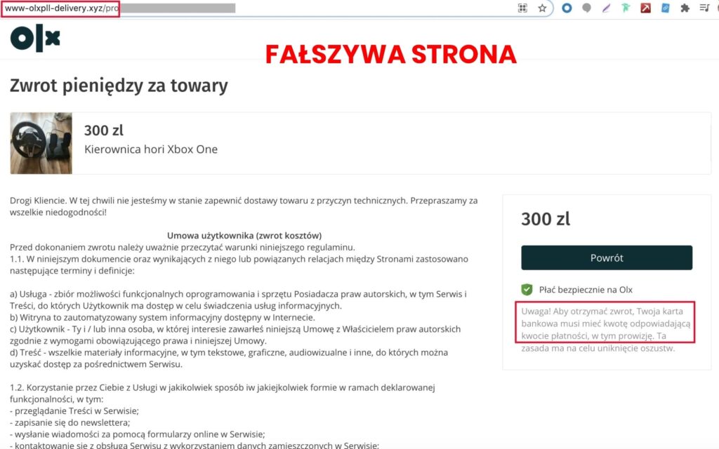 phishing olx falszywa strona-min
