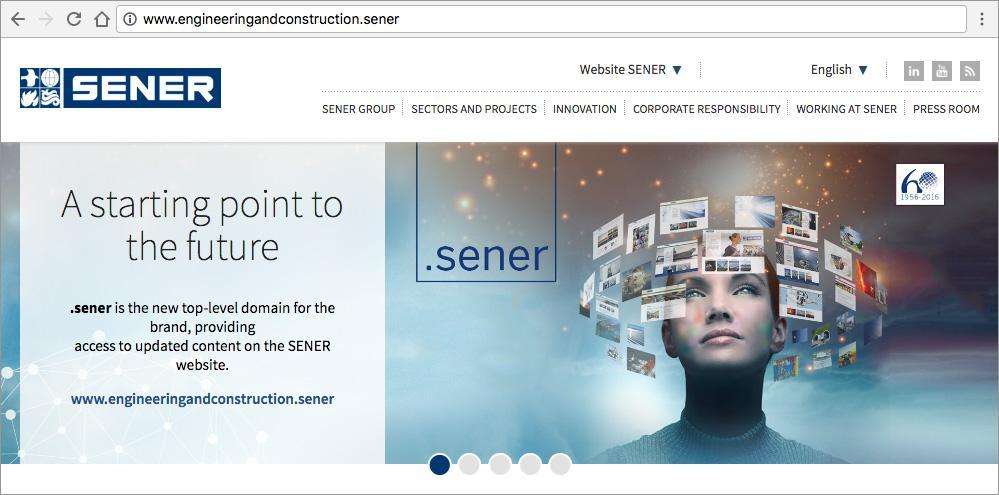 Sener, domena .brand