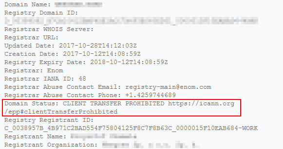 statusy przy domenach